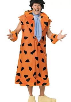New Rubies Costume Adult Deluxe Fred Flintstone Costume Tv / Movie Costumes