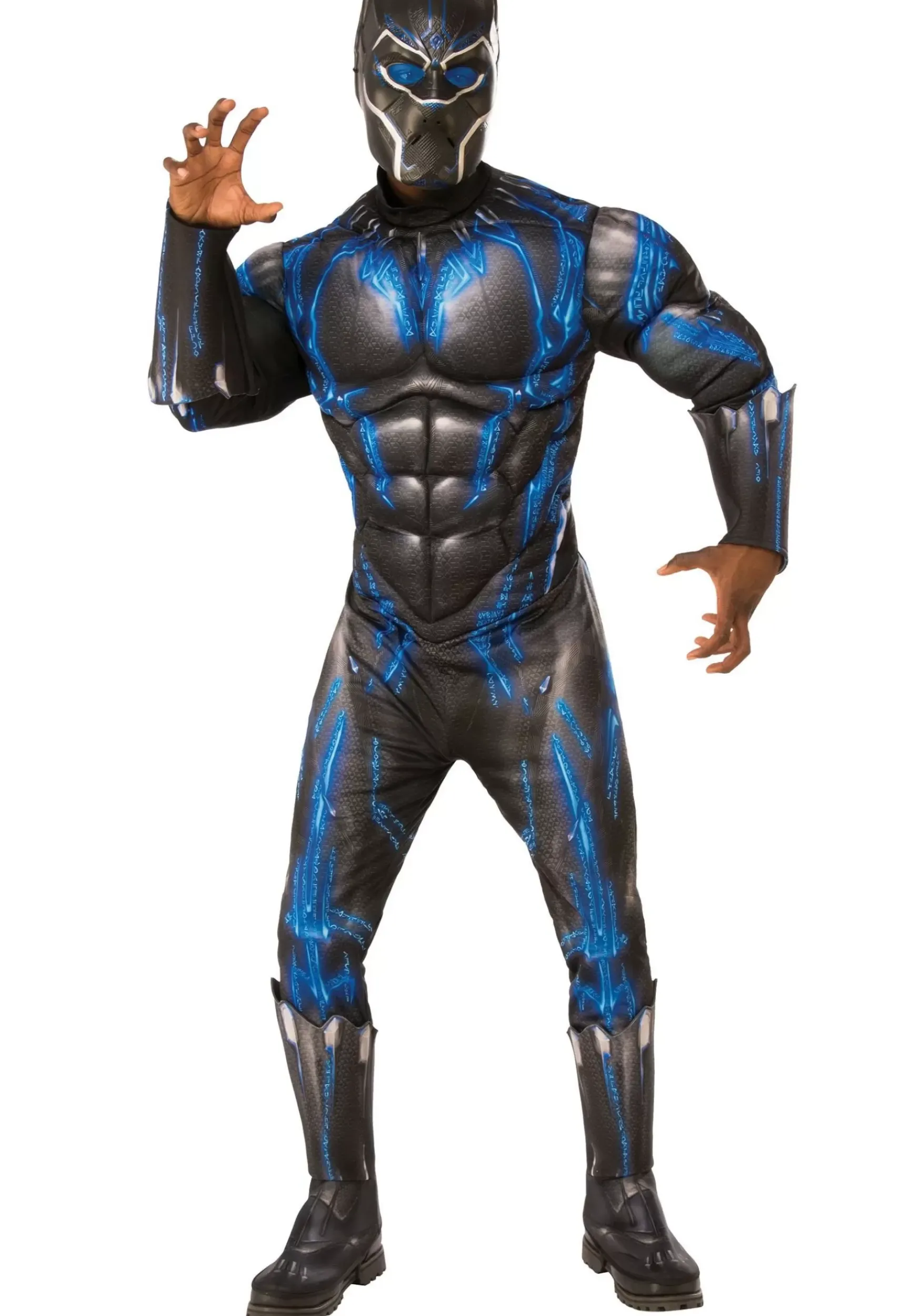 Online Rubies Costume Black Panther Blue Deluxe Adult Costume Superhero Costumes