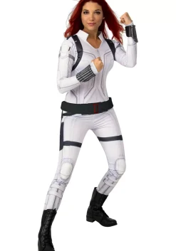 Flash Sale Rubies Costume Black Widow White Costume For Women Superhero Costumes