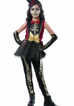 Fashion Rubies Costume Circus Skeleton Costume For Kids Scary Costumes