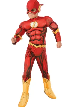 Outlet Rubies Costume Dc Comics Deluxe Flash Kid's Costume Superhero Costumes