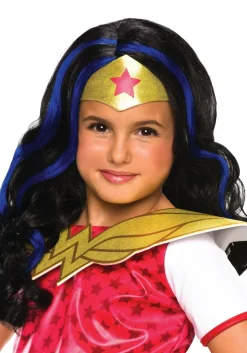 Discount Rubies Costume Dc Superhero Girls Wonder Woman Wig Superhero Costumes
