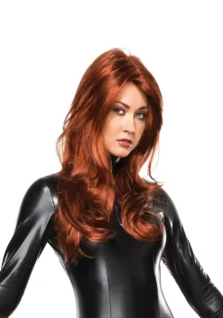 Outlet Rubies Costume Deluxe Adult Black Widow Wig Superhero Costumes