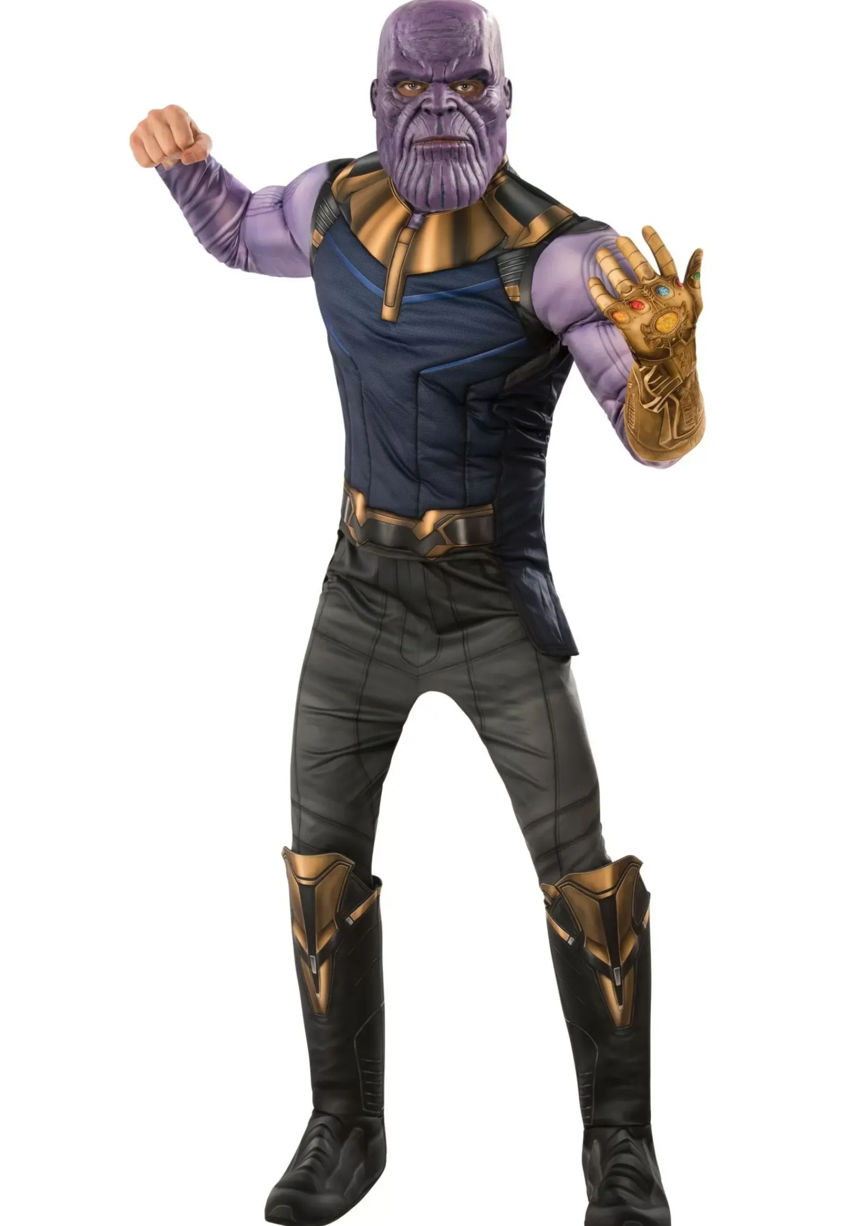 Cheap Rubies Costume Deluxe Marvel Infinity War Adult Thanos Costume Superhero Costumes