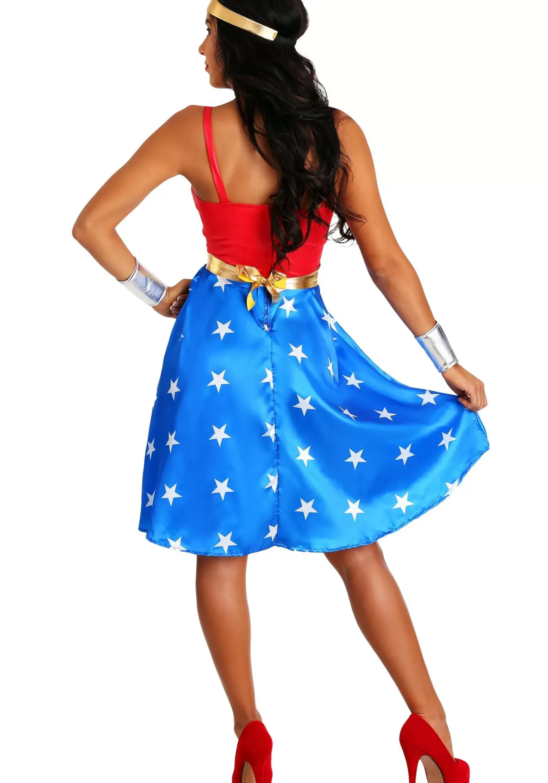 Online Rubies Costume Deluxe Plus Size Long Dress Wonder Woman Costume Superhero Costumes