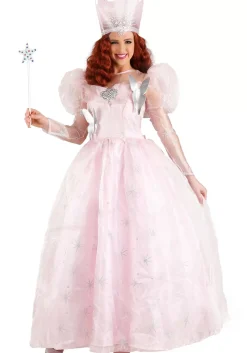 Sale Rubies Costume Deluxe Wizard Of Oz Glinda The Good Witch Plus Size Women's Costume Wonderful Wizard Of Oz Costumes