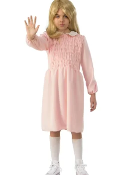 New Rubies Costume Eleven Long Sleeve Dress Stranger Things Child Costume Tv / Movie Costumes