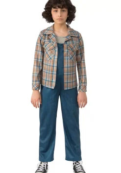 Discount Rubies Costume Eleven Stranger Things Plaid Kid's Shirt Tv / Movie Costumes