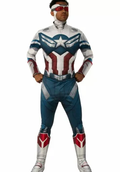 Flash Sale Rubies Costume Falcon And The Winter Soldier Deluxe Captain America Men's Costume Superhero Costumes