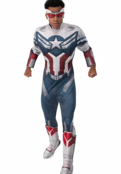 Flash Sale Rubies Costume Falcon And The Winter Soldier Deluxe Captain America Men's Costume Superhero Costumes