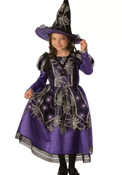Sale Rubies Costume Girl's Light Up Victorian Spider Witch Costume Storybook & Fairytale Costumes