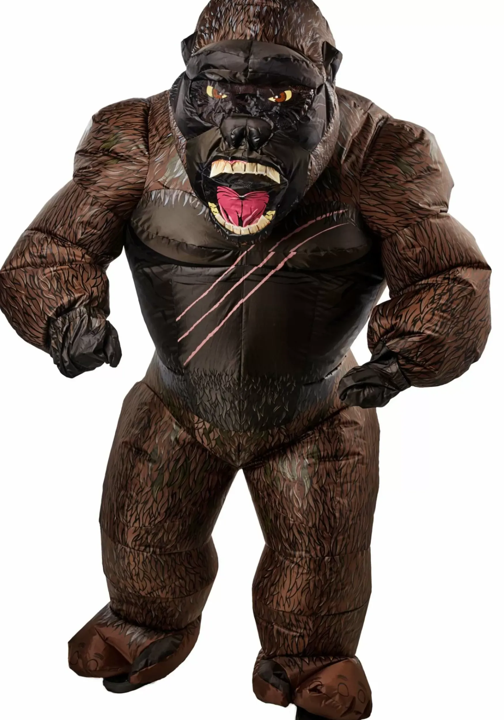 Clearance Rubies Costume Godzilla Vs Kong Adult King Kong Inflatable Costume Vinyl Figure Tv / Movie Costumes