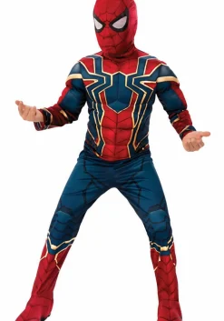 New Rubies Costume Kid's Deluxe Iron Spider Avengers Endgame Costume Superhero Costumes