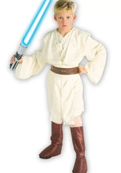 Cheap Rubies Costume Kids Deluxe Obi Wan Kenobi Costume Star Wars Costumes