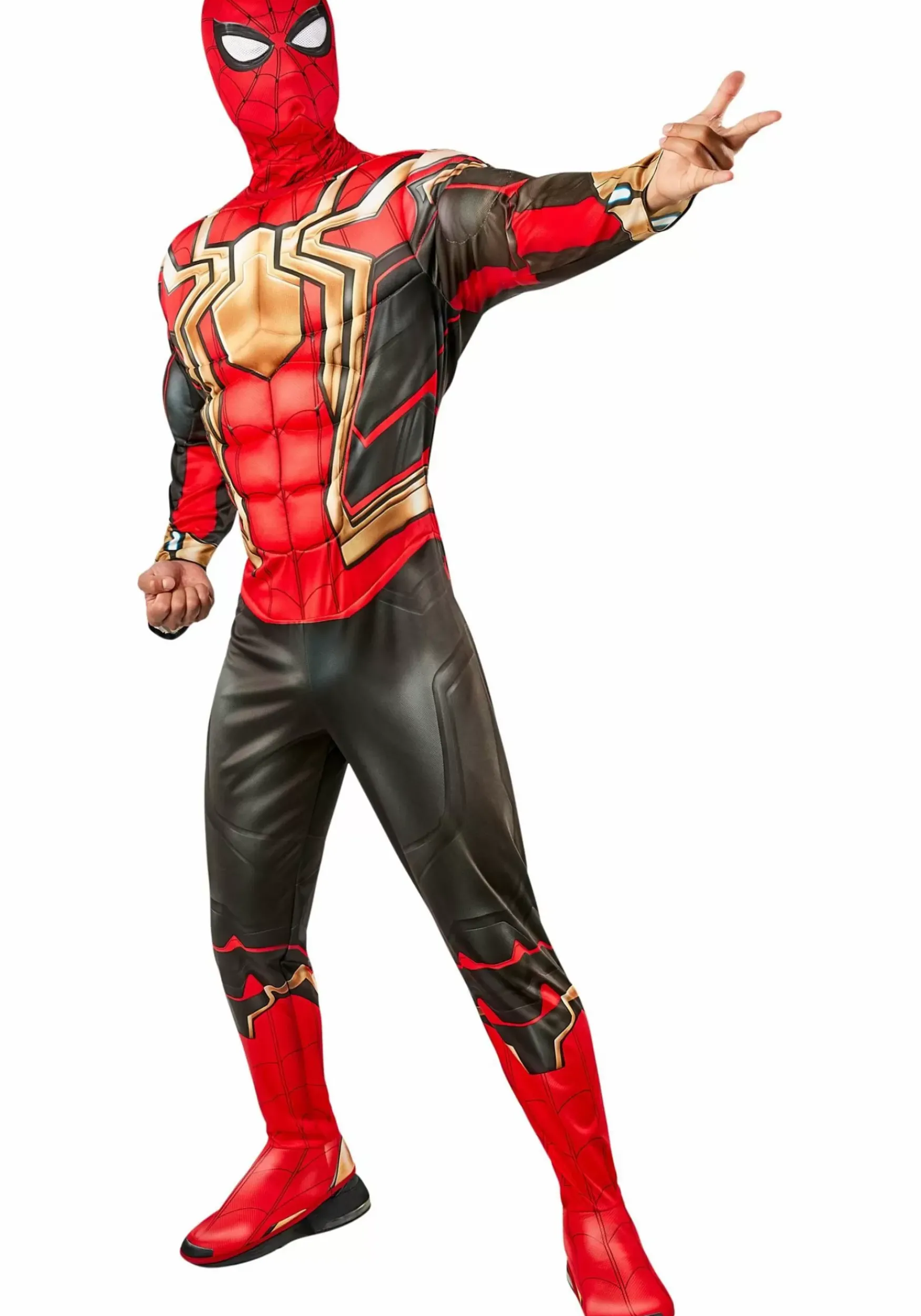 Cheap Rubies Costume Marvel Deluxe Adult Iron Spider-Man Costume Superhero Costumes