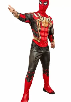 Cheap Rubies Costume Marvel Deluxe Adult Iron Spider-Man Costume Superhero Costumes