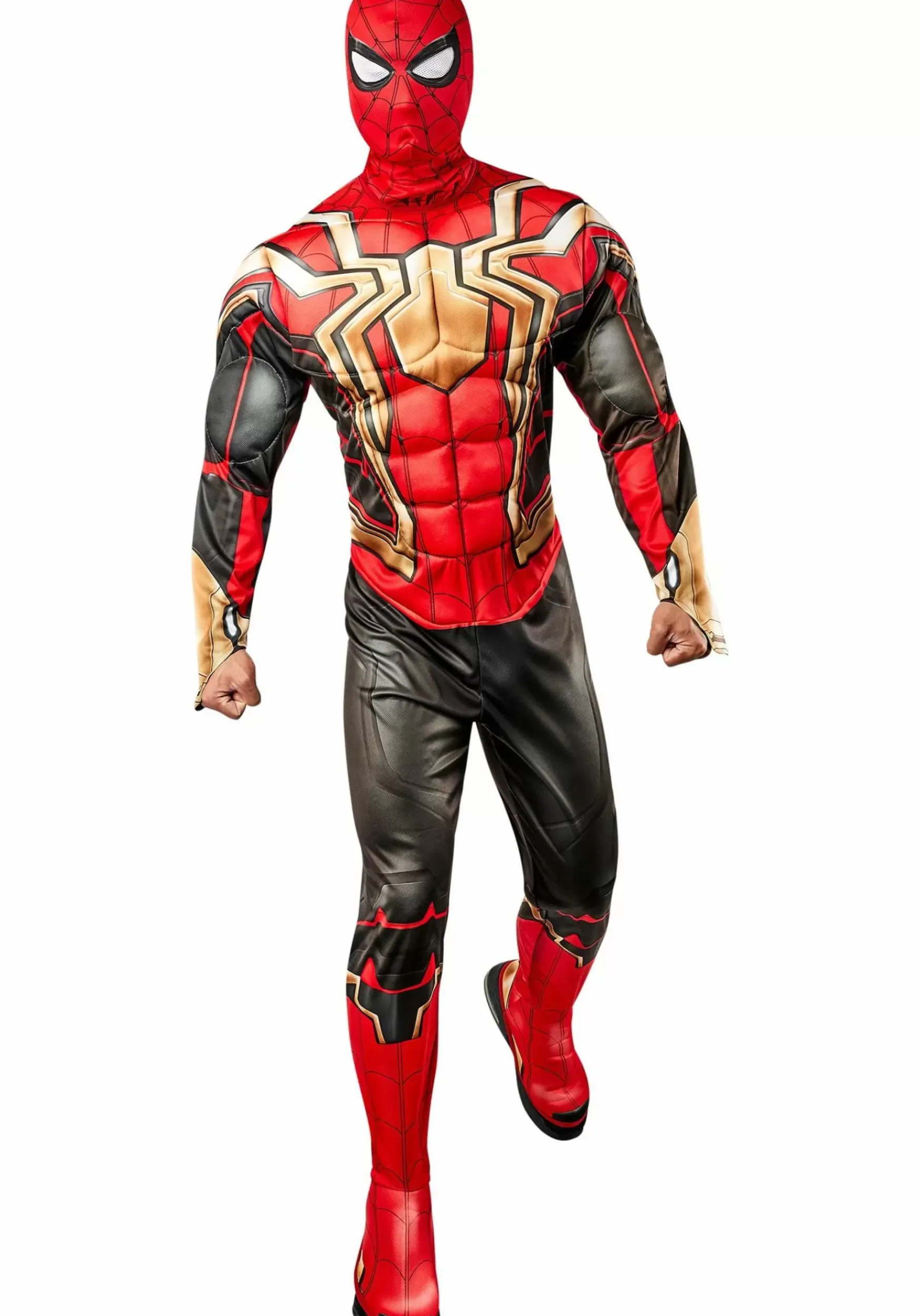 Cheap Rubies Costume Marvel Deluxe Adult Iron Spider-Man Costume Superhero Costumes