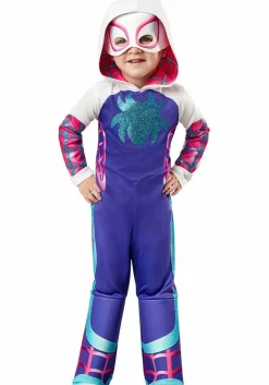 Fashion Rubies Costume Marvel Deluxe Ghost Spider Costume For Toddlers Superhero Costumes