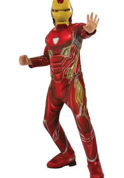 Hot Rubies Costume Marvel Infinity War Deluxe Iron Man Costume For Children Superhero Costumes