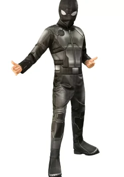 Outlet Rubies Costume Marvel Spider-Man Far From Home Spider-Man Deluxe Stealth Kid's Costume Superhero Costumes
