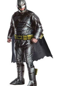 New Rubies Costume Men's Plus Size Deluxe Dawn Of Justice Armored Batman Superhero Costumes