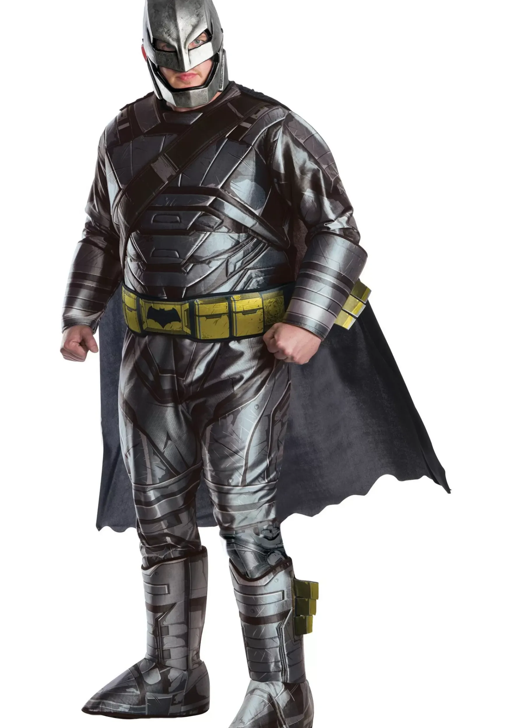 New Rubies Costume Men's Plus Size Deluxe Dawn Of Justice Armored Batman Superhero Costumes