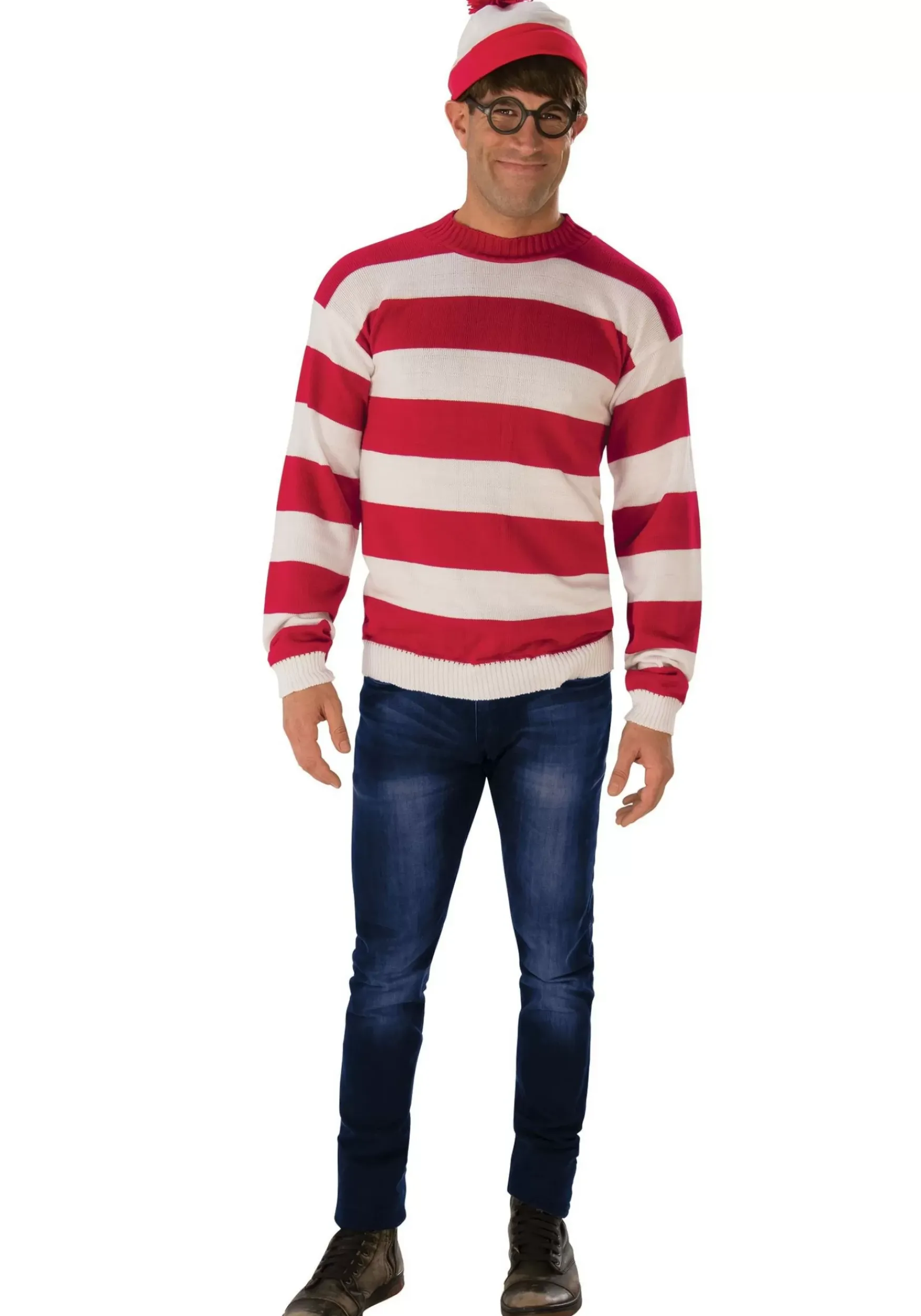 Online Rubies Costume Men's Where's Waldo Deluxe Costume Storybook & Fairytale Costumes