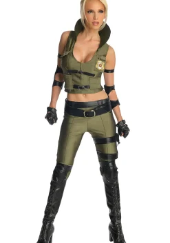 Outlet Rubies Costume Mortal Kombat Deluxe Sonya Blade Costume Video Game Costumes