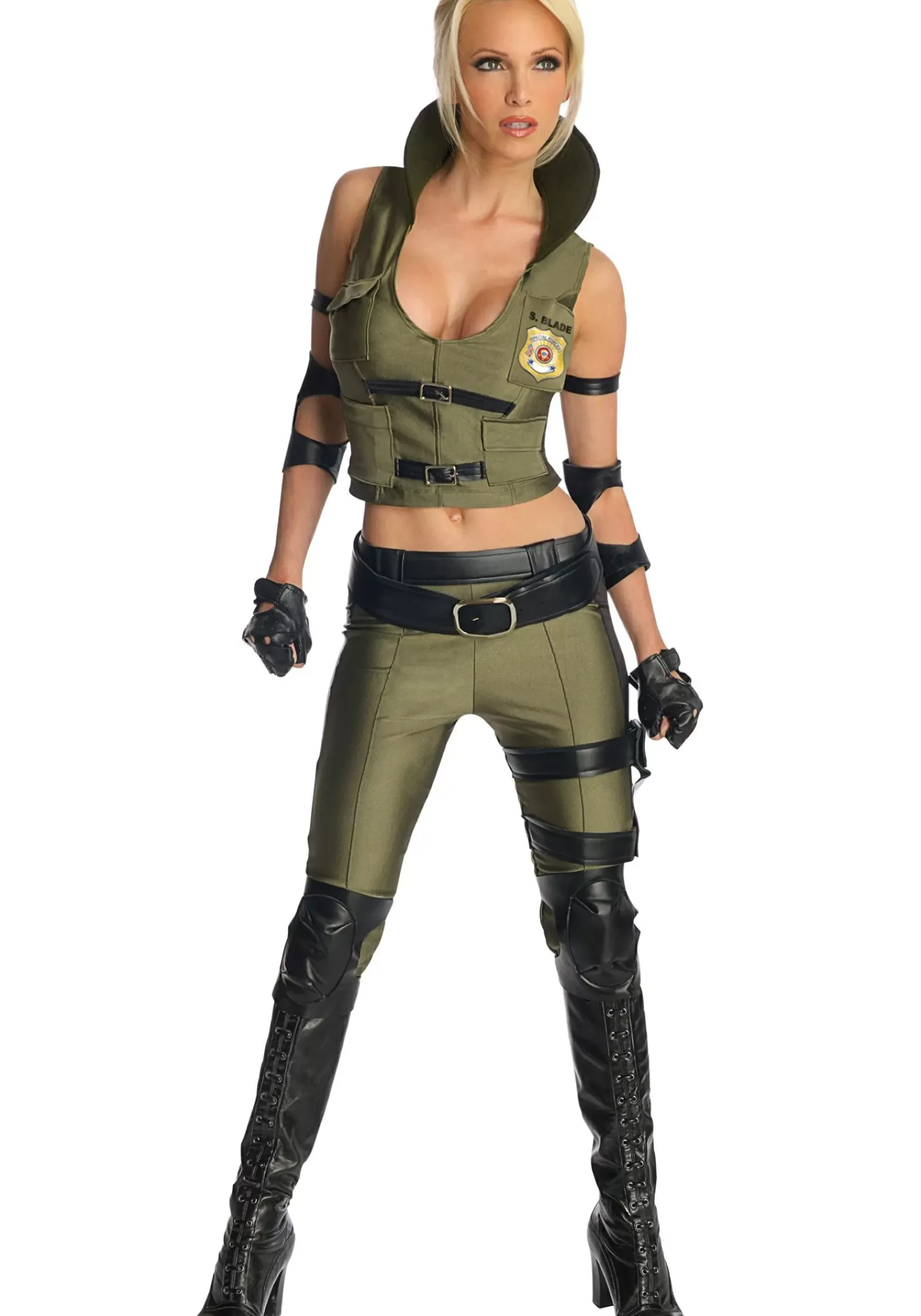 Outlet Rubies Costume Mortal Kombat Deluxe Sonya Blade Costume Video Game Costumes