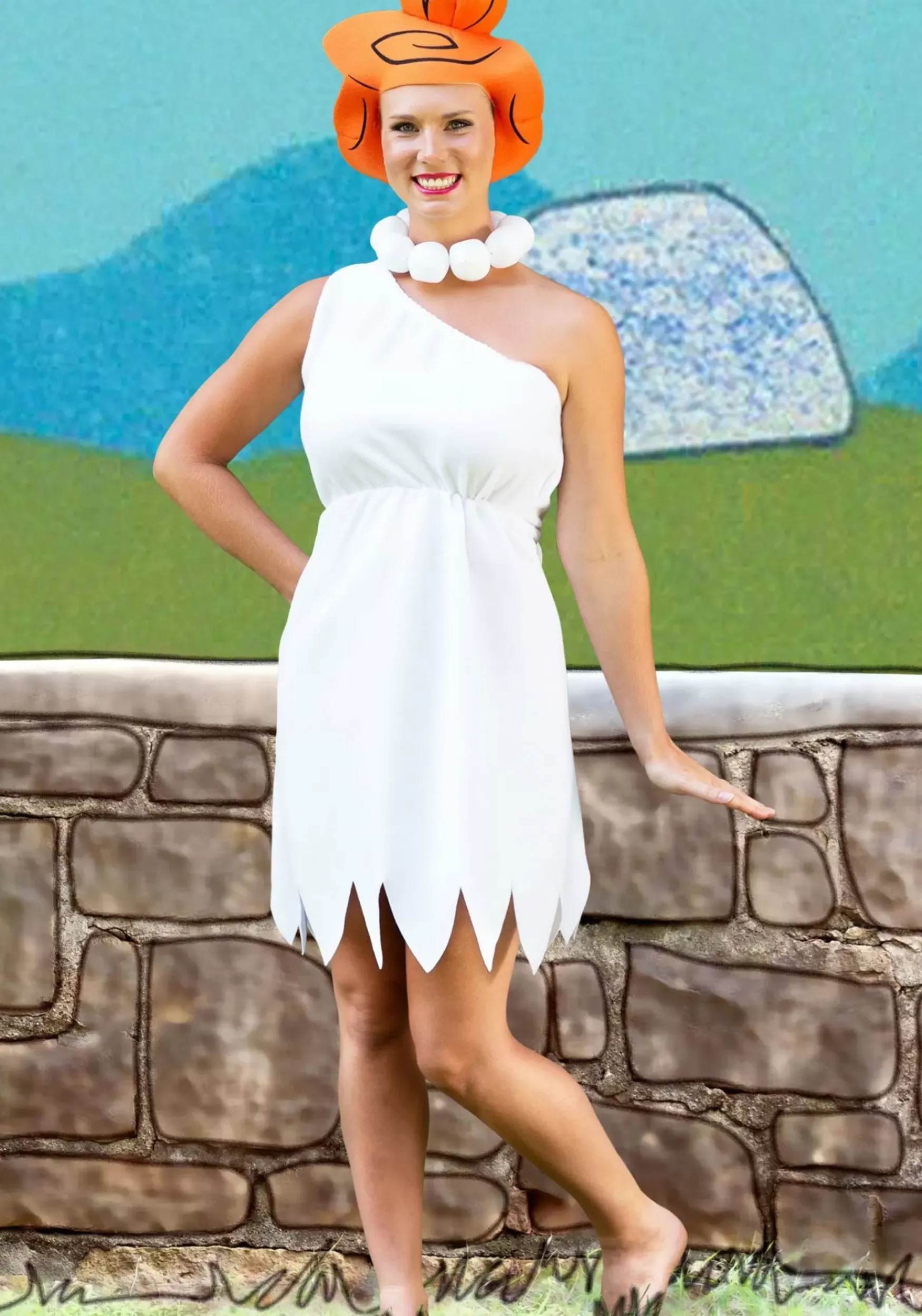 New Rubies Costume Plus Size Wilma Flintstone Costume Tv / Movie Costumes