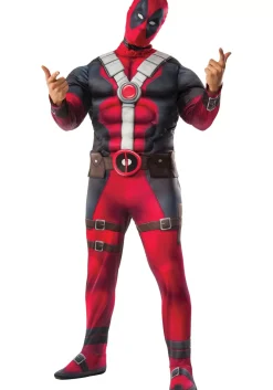 Best Sale Rubies Costume Plus Size Deluxe Deadpool Movie Costume Superhero Costumes