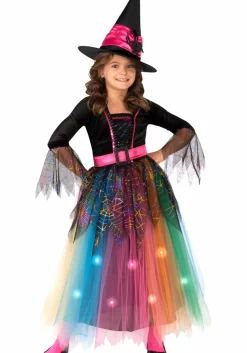 Flash Sale Rubies Costume Rainbow Spider Witch Costume For Kids Storybook & Fairytale Costumes