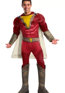 Outlet Rubies Costume Shazam! Deluxe Adult Costume Superhero Costumes