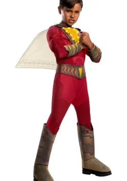 Cheap Rubies Costume Shazam! Deluxe Light-Up Kids Costume Superhero Costumes