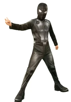 Shop Rubies Costume Spider-Man Far From Home Spider-Man Kids Classic Stealth Costume Superhero Costumes