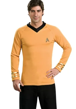 Outlet Rubies Costume Star Trek Classic Deluxe Captain Kirk Shirt Tv / Movie Costumes