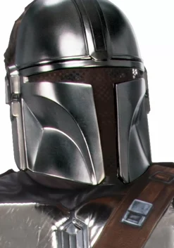 New Rubies Costume Star Wars: The Mandalorian Kids Beskar Armor Face Mask Star Wars Costumes