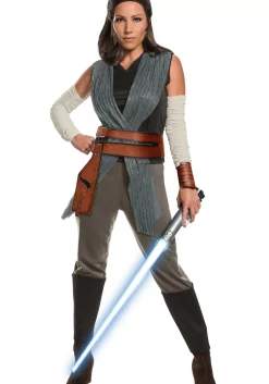 Clearance Rubies Costume Star Wars The Last Jedi Deluxe Rey Adult Costume Star Wars Costumes