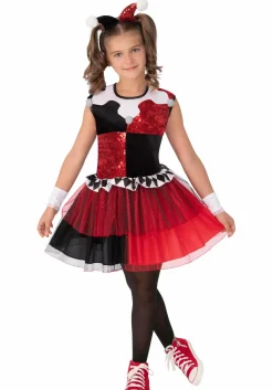 Hot Rubies Costume Super Villains Harley Quinn Costume For Girls Superhero Costumes