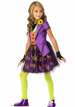 Discount Rubies Costume Super Villains Joker Costume For Girls Superhero Costumes