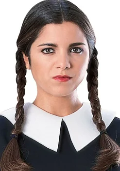 Clearance Rubies Costume Wednesday Addams Wig Tv / Movie Costumes