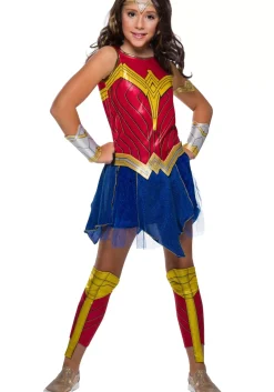 Fashion Rubies Costume Wonder Woman Deluxe Costume For Girls Superhero Costumes